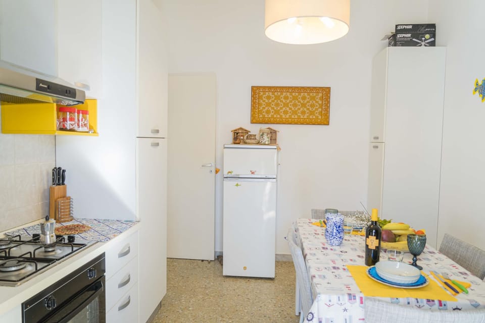 Kitchen and dining area
