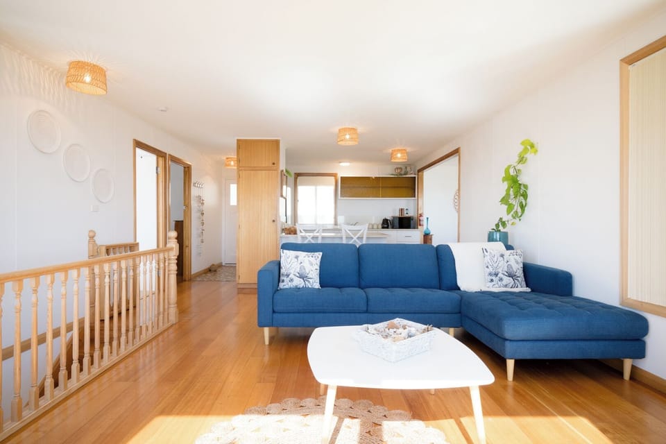 Sink into the comfy couch