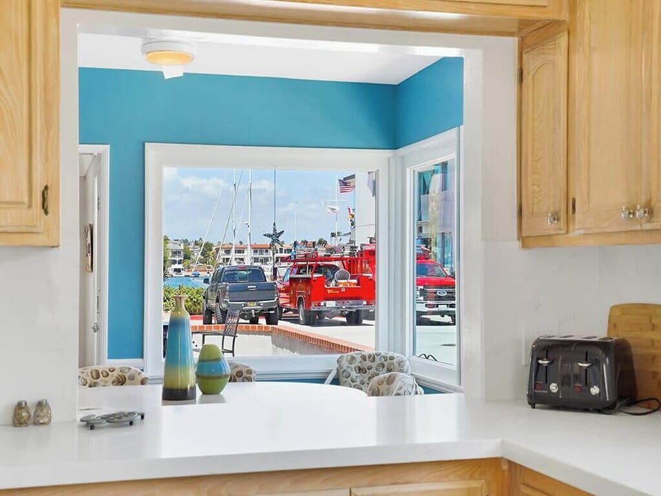 View from kitchen
