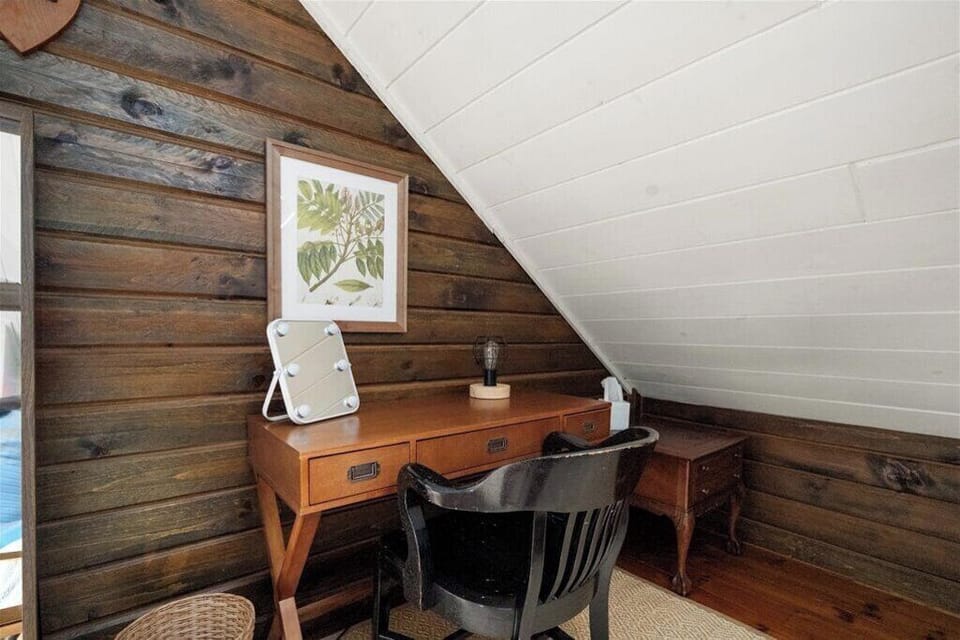 Our bedside table: where dreams meet reality. 