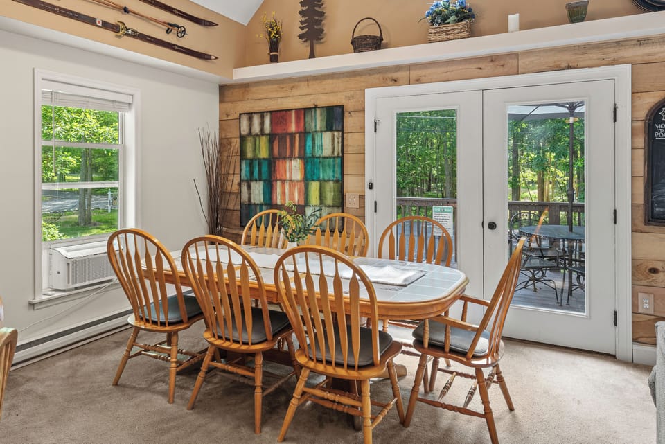 Dining table.