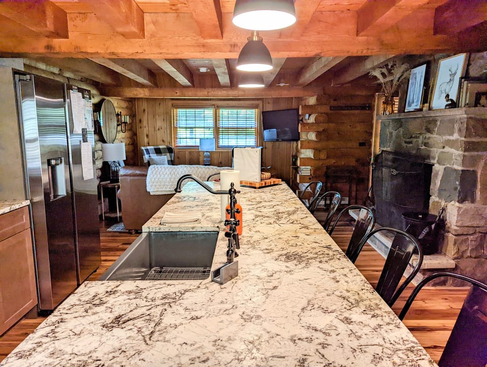 Clean and ready kitchen.