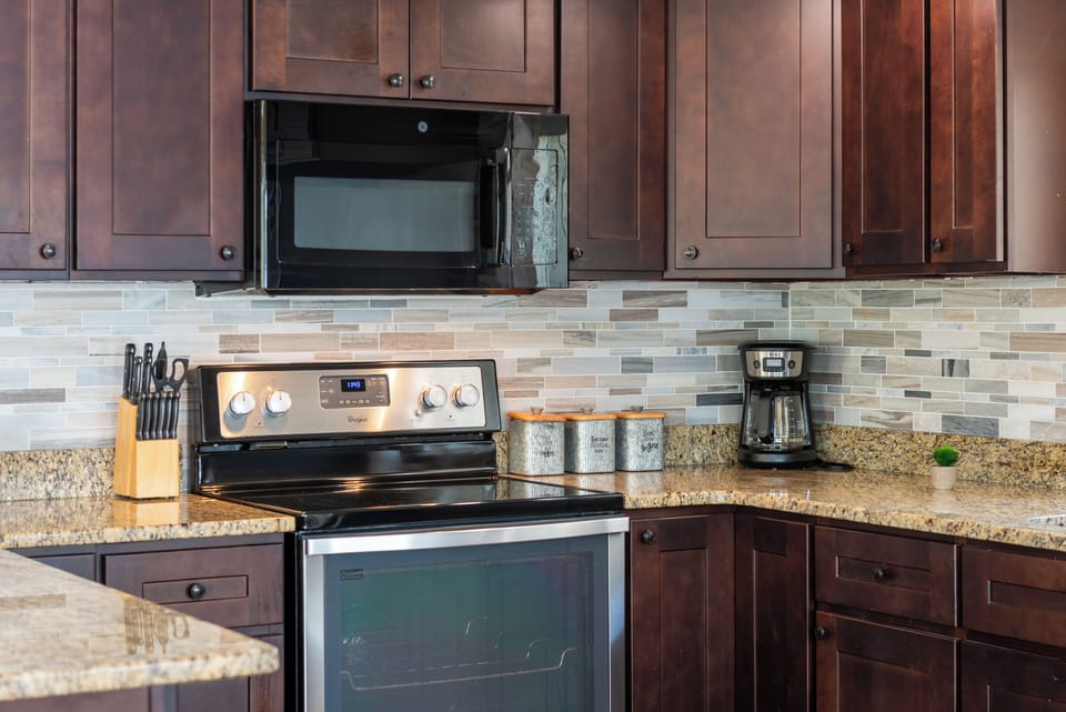 Kitchen area. 