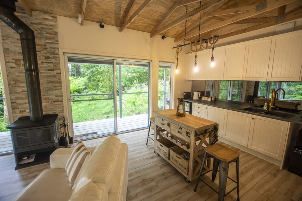 Enjoy the well provisioned kitchenette