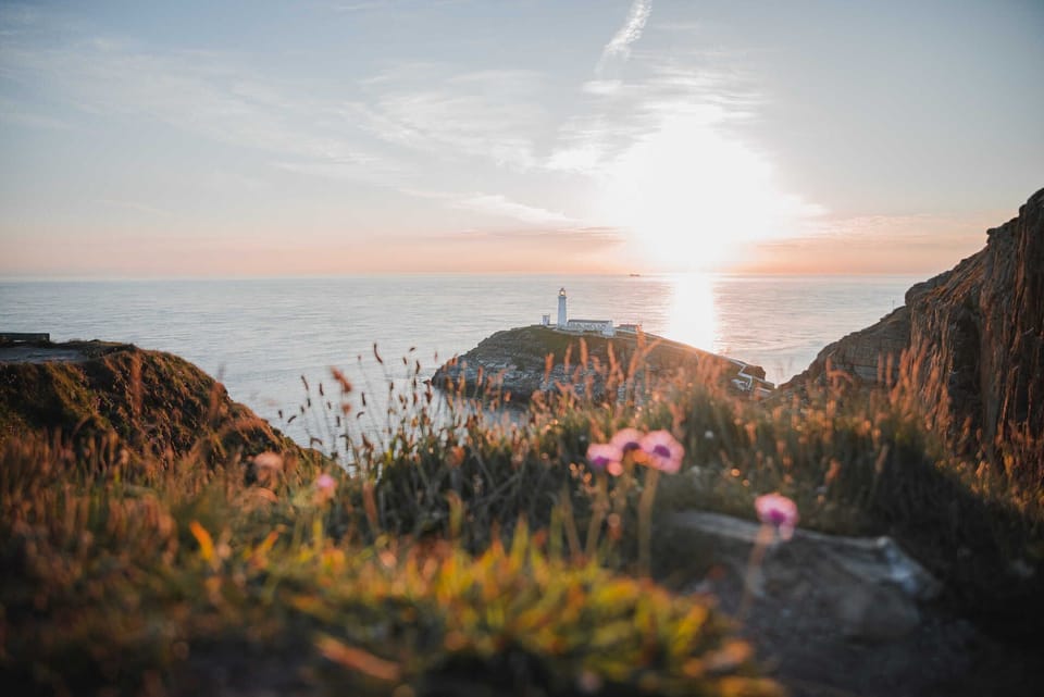 sunset at southstack