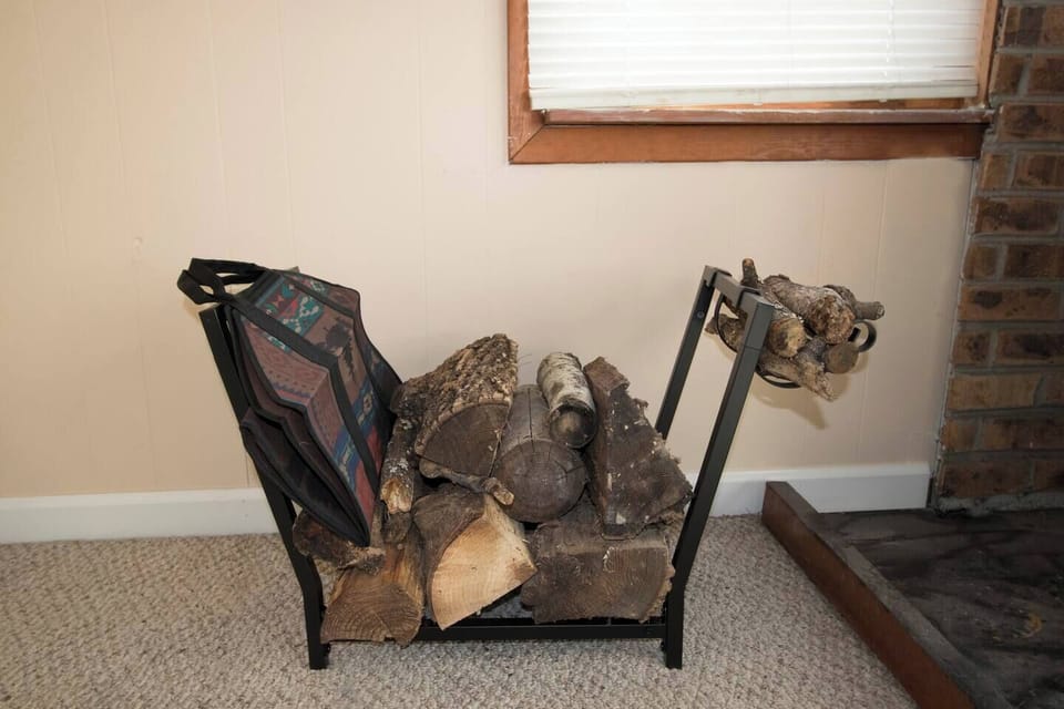 A little bit of wood for the fire!