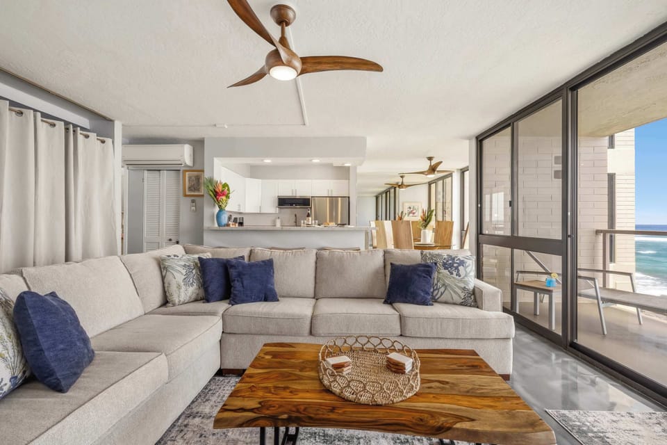 Living Room, Kitchen & Lanai