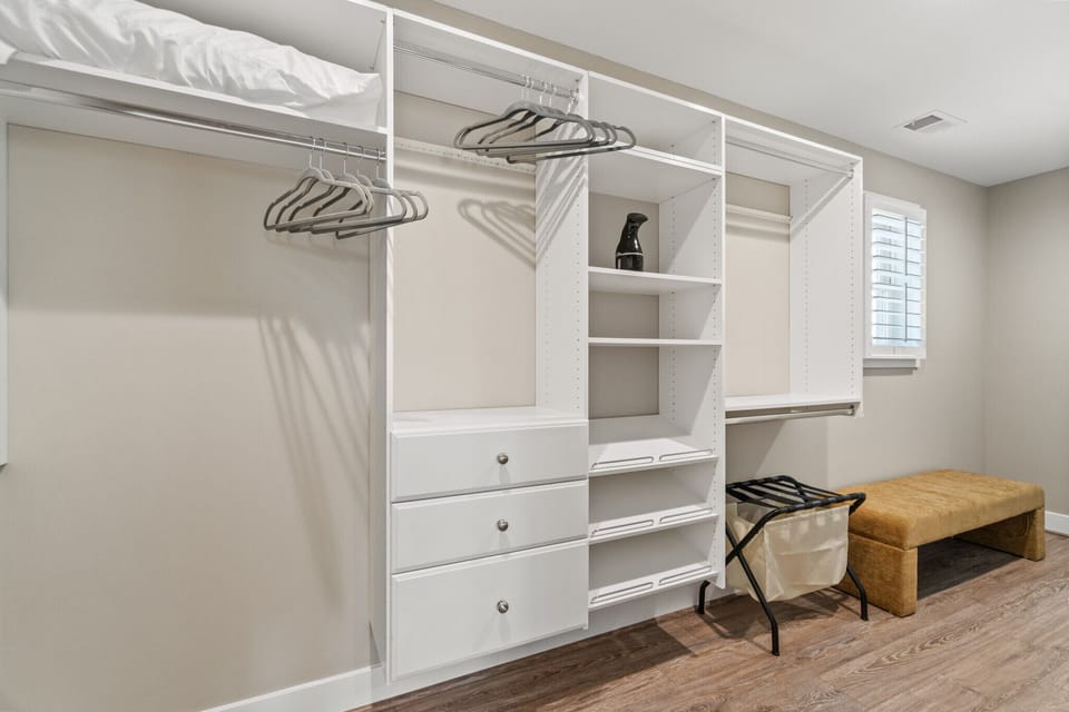 Primary walk-in closet