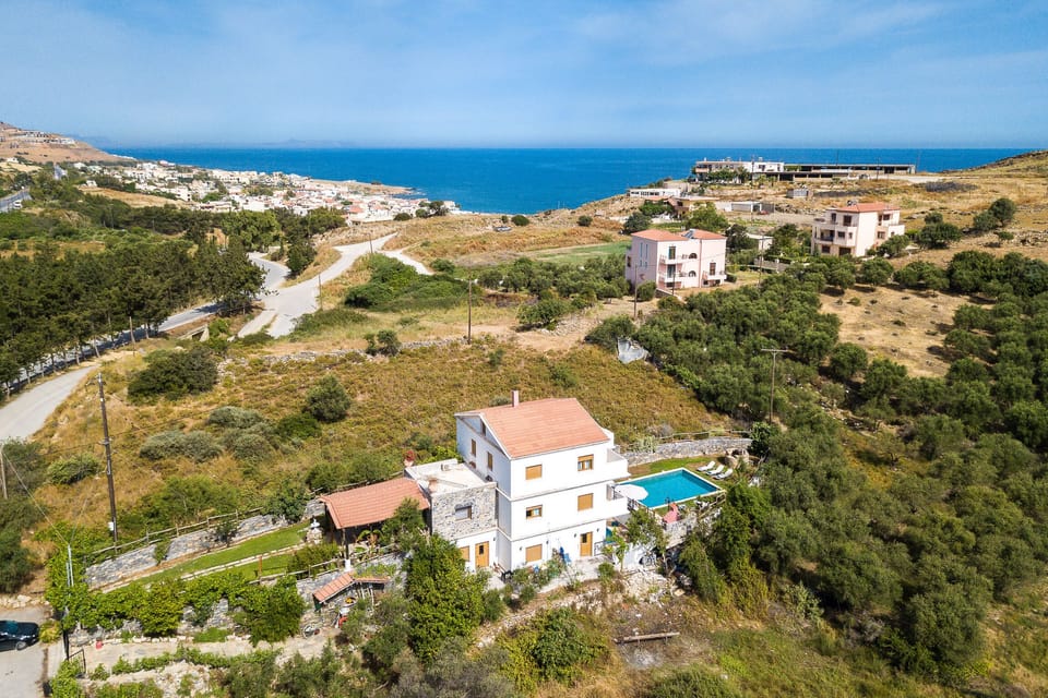 This is how the villa looks from above
