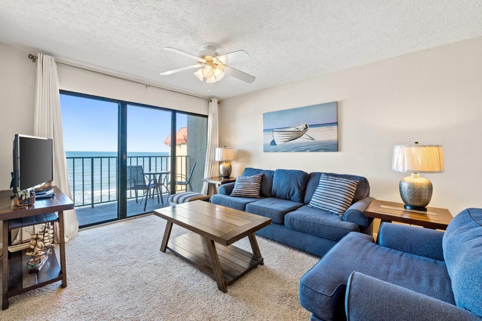 Living Area with Balcony
