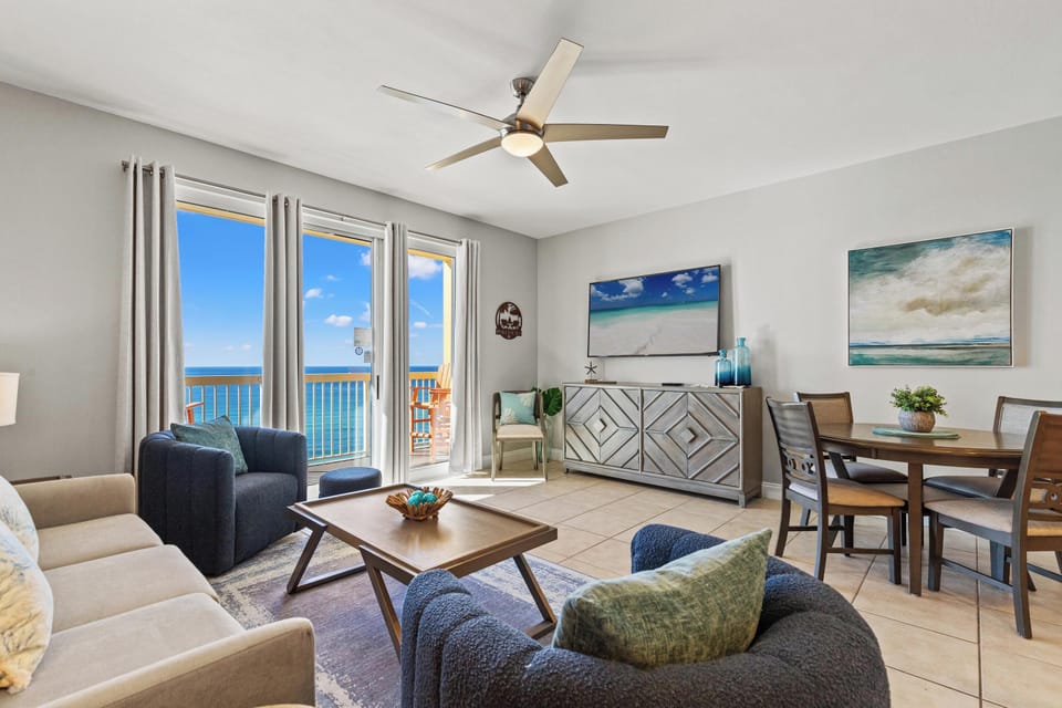 Living Area with Balcony