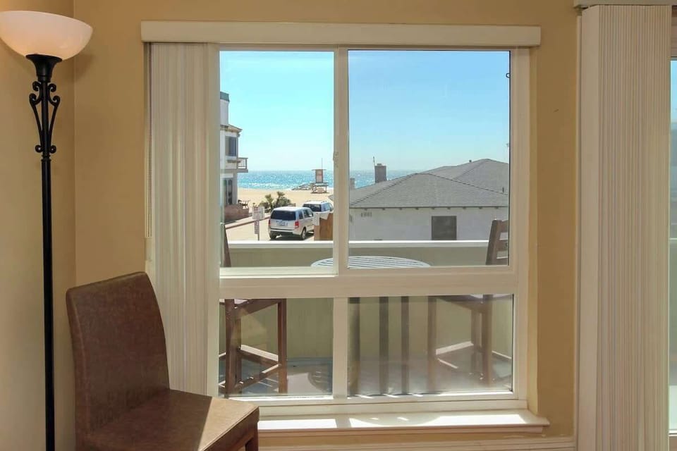 view from dining room slider