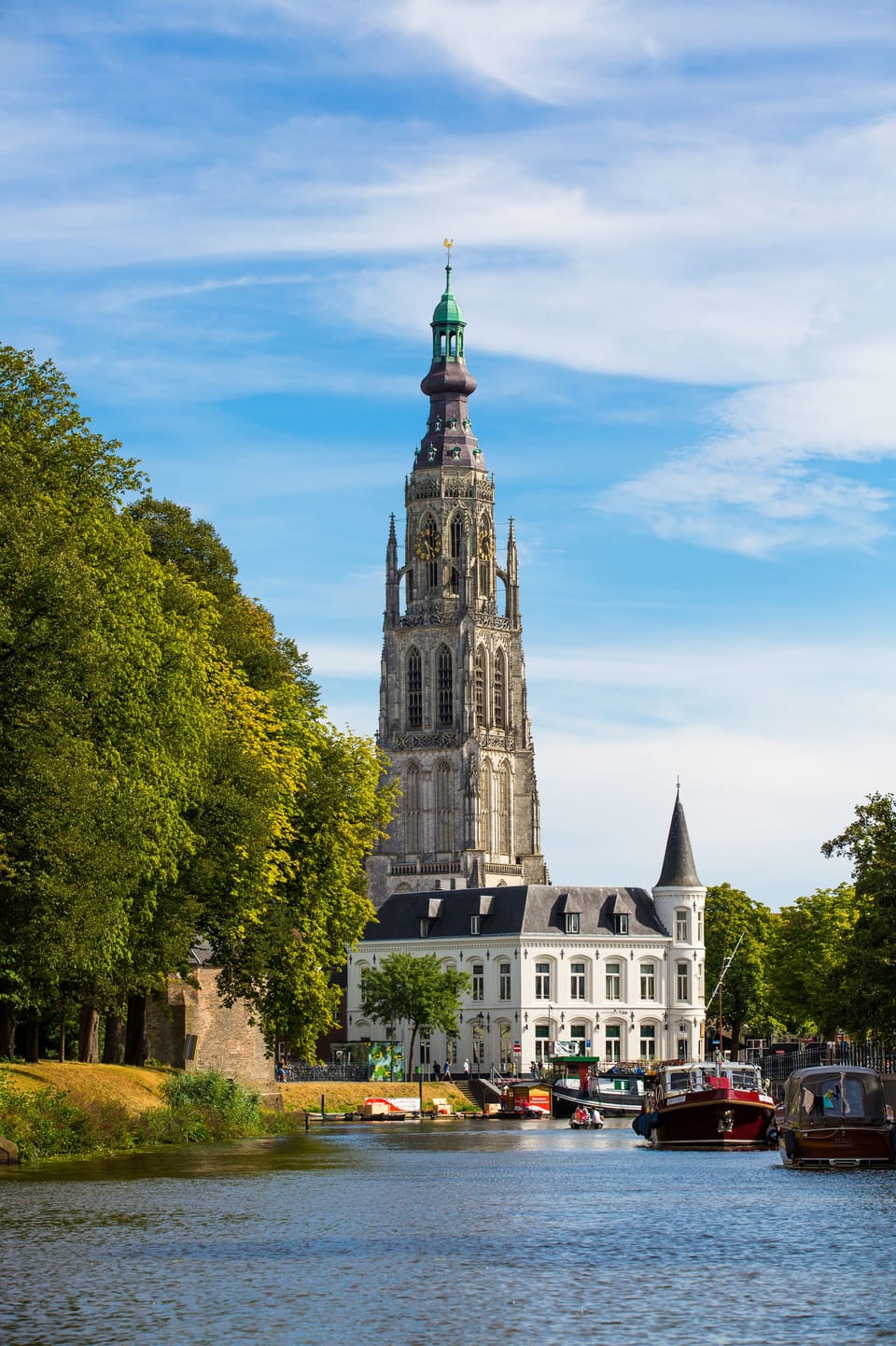 Breda’s canals, lush greenery, and the stunning Grote Kerk create a serene escape in the heart of Brabant.
