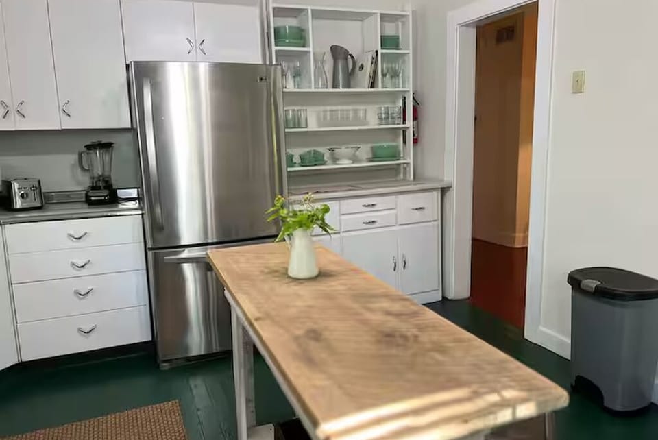 Storage & counter space plus easy access to the dining room