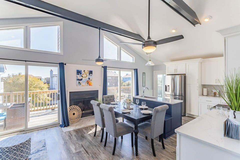 Top Level Kitchen and Dining Area