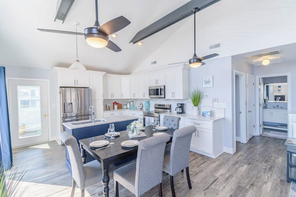 Top Level Kitchen and Dining Area