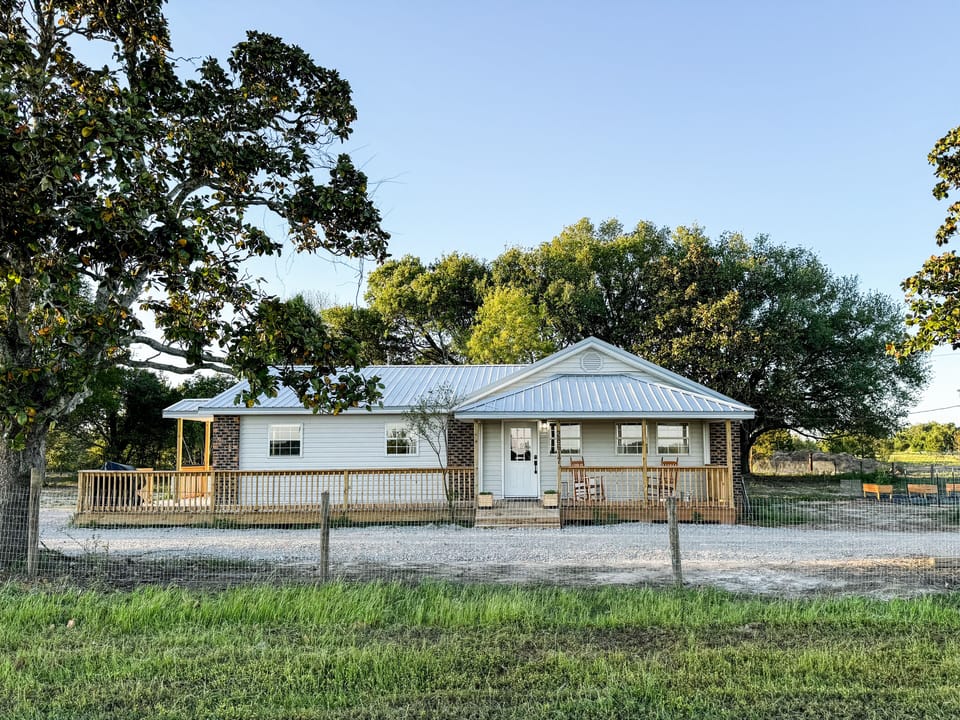 Fully fenced yard