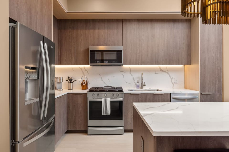 Kitchen fully equipped with all modern amenities