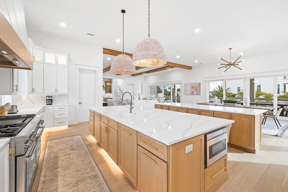 30A Backyard Paradise - Luxury Vacation Rental Beach House with Private Pool, In-House Elevator, and Rooftop Terrace with Gulf Views in Rosemary Beach, Florida - Five Star Beach Properties Destin/30A