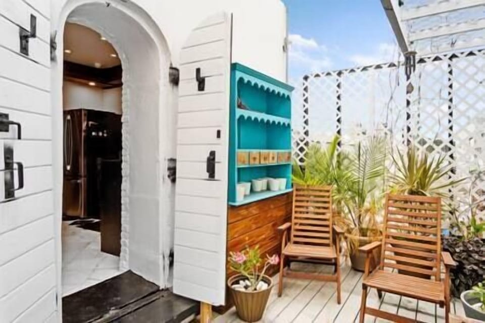 Private balcony.
