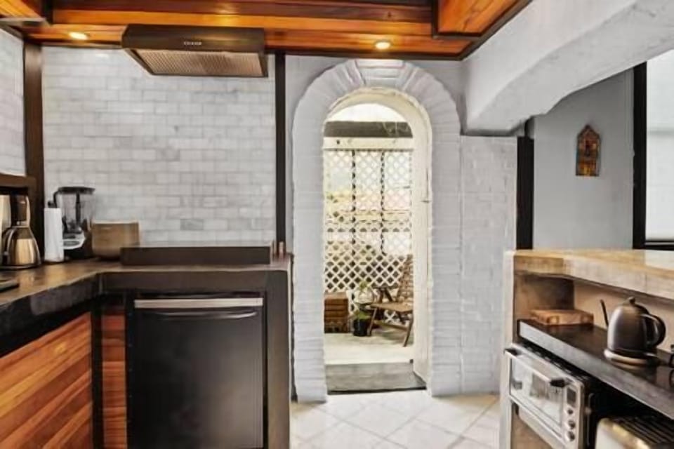 Entrance to private balcony. 