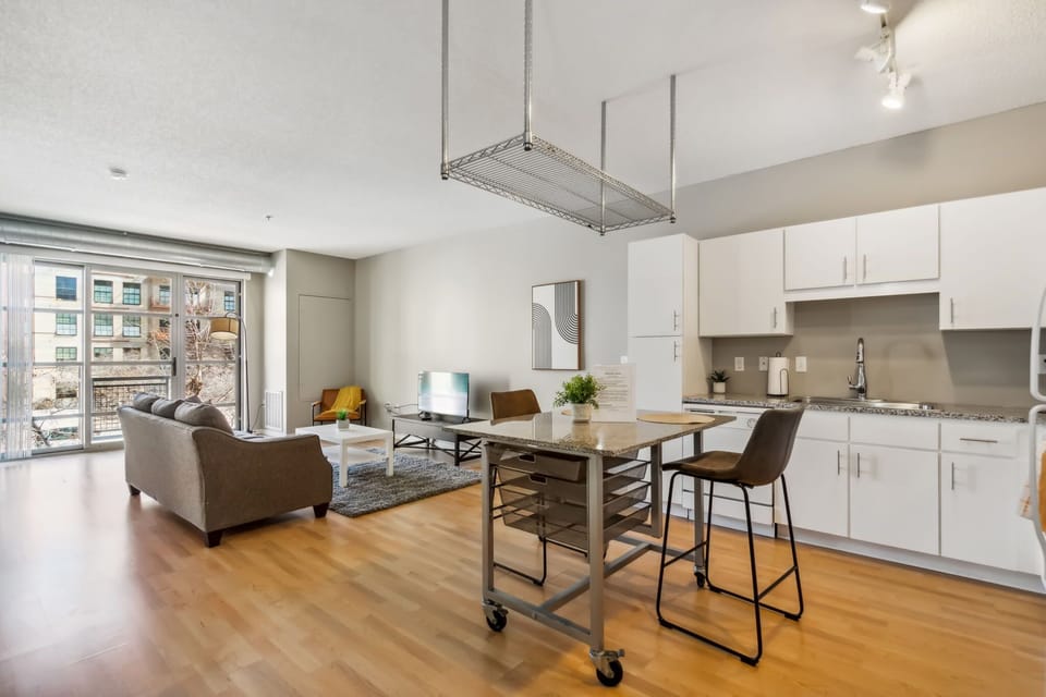 Living and dining area