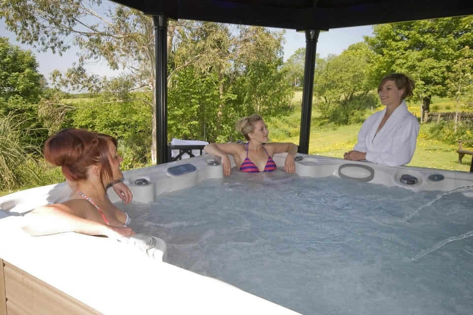 You're welcome to enjoy the hot tub