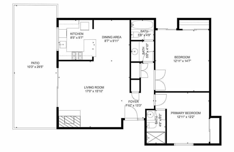 5408 Seashore Dr. A Floorplan