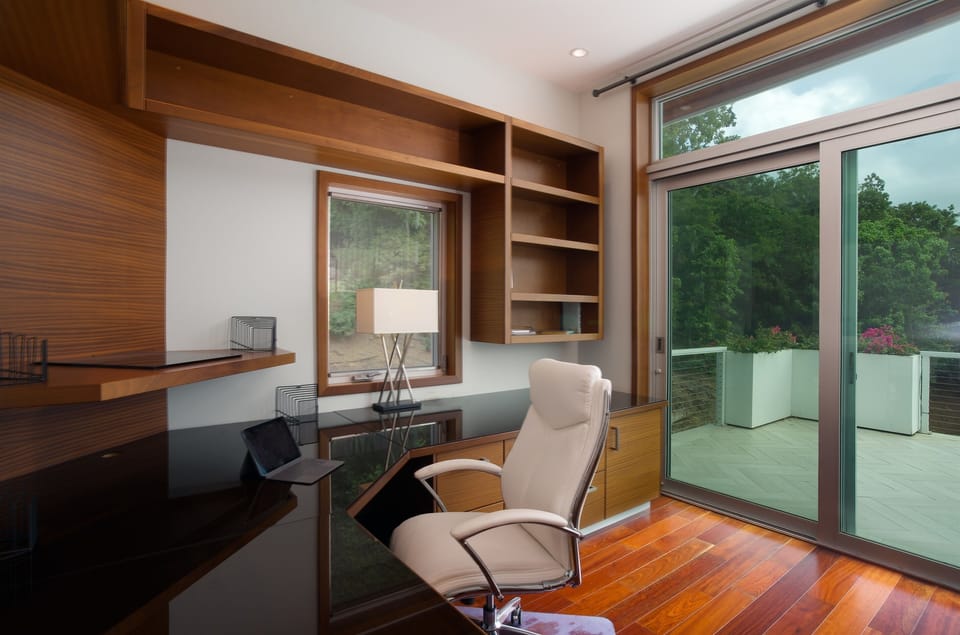 Office with patio off the Primary Bedroom (Level 3)