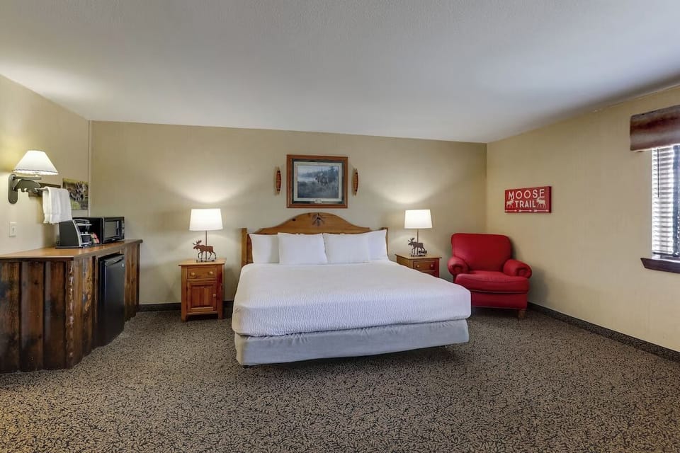 Sink into a plush bed for deep, quiet sleep.