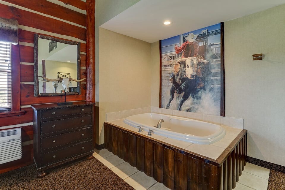 Soak in the deep jetted tub for a spa-like reset