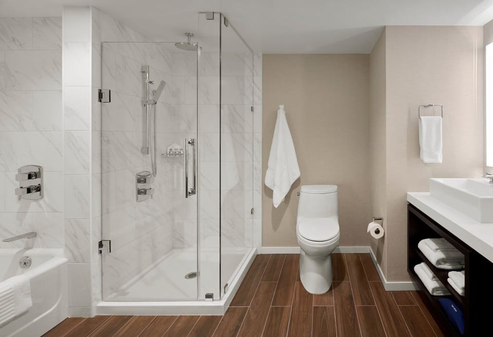 Enjoy extra space and tidy storage for a stress-free stay.