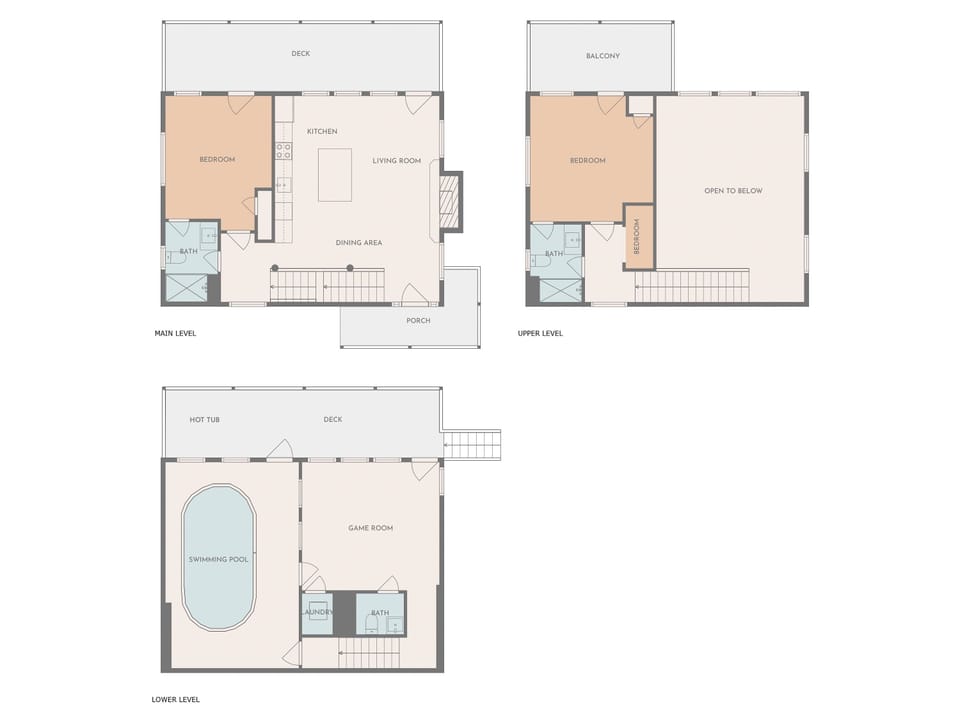 Floor plan of cabin