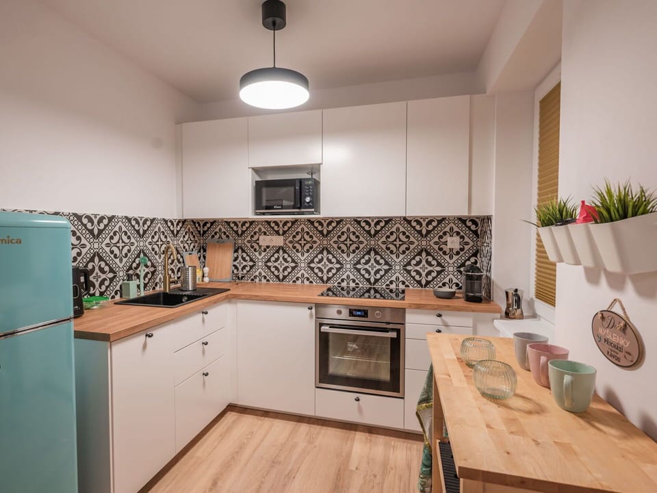 Countertop, Cabinetry, Property, Plant, Wood, Kitchen, Kitchen Stove, Interior Design, Home Appliance, Flooring