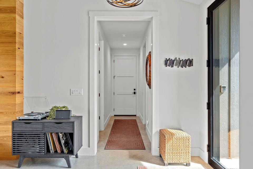 Hallway and record player