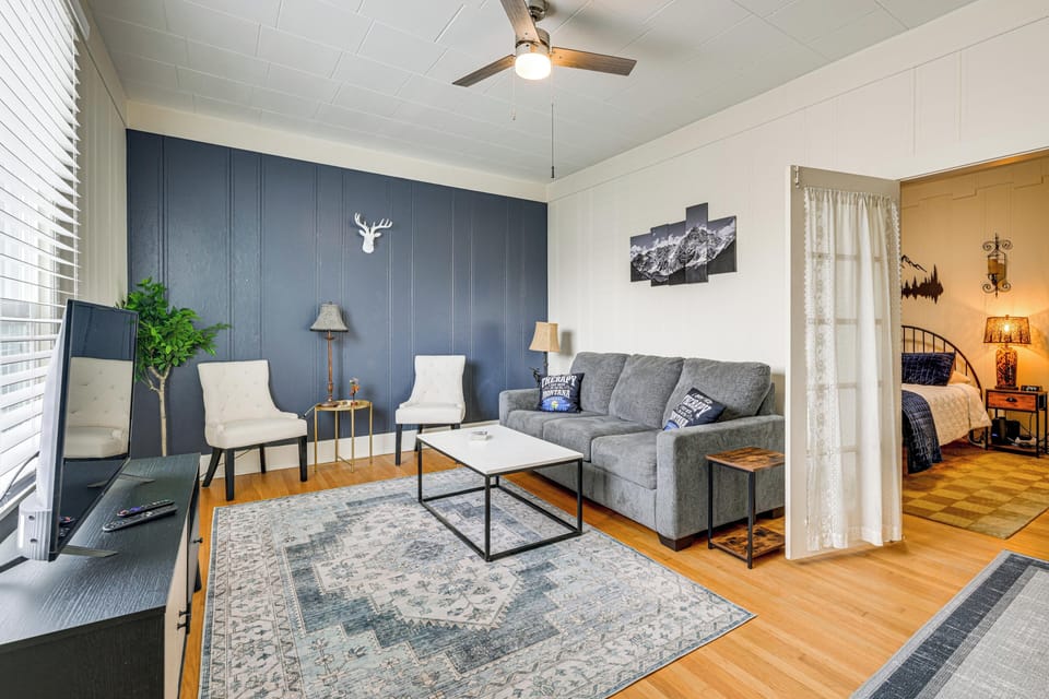 Anaconda Vacation Rental | Studio | 1BA | 800 Sq Ft | 2 Steps Required to Enter