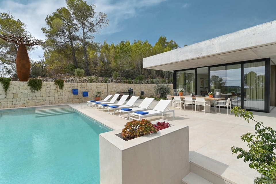 with private pool and terrace