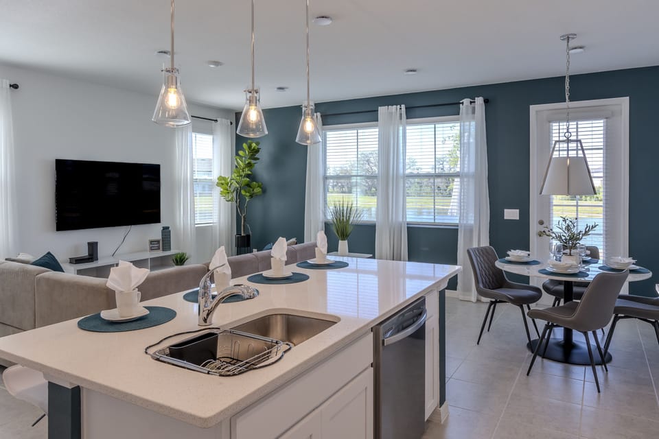 Kitchen and Living Area