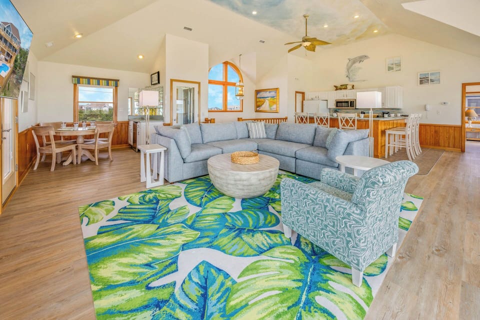 Surf or Sound Realty - 1194 - Carolina Girl - Great Room -3