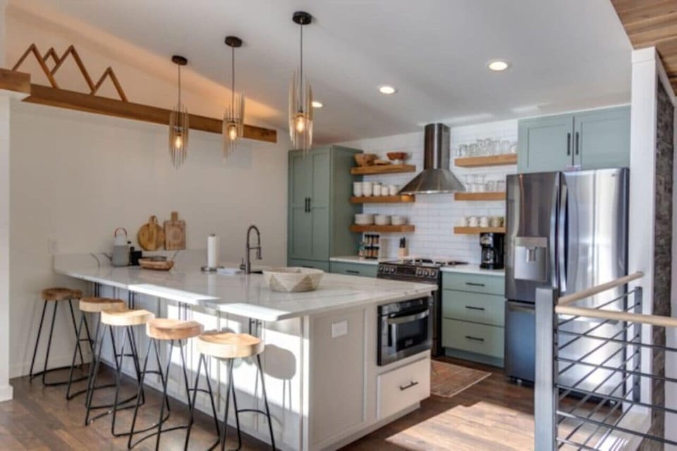 Fully stocked, kitchen for home cooked meals and entertaining!