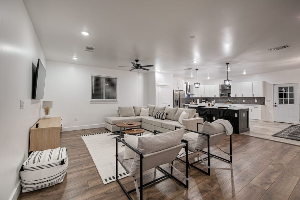 The Kinder Haus offers families and groups of friends plenty of space