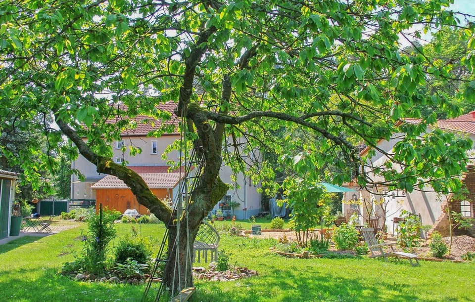 outside