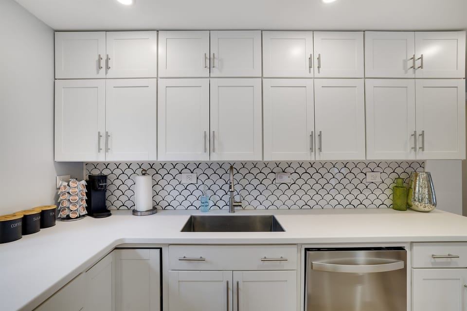 Plenty of counter space 