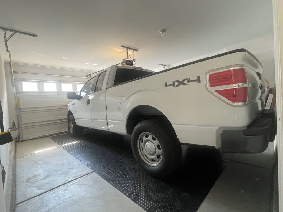 Great Garage can fit 1 Large Truck or 2 standard cars