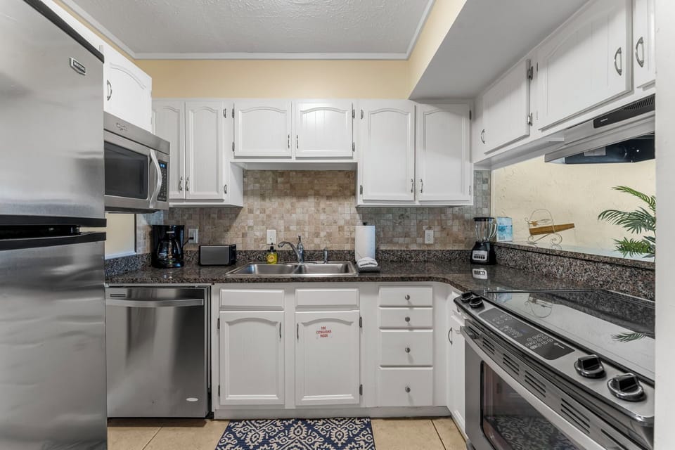 Fully stocked kitchen