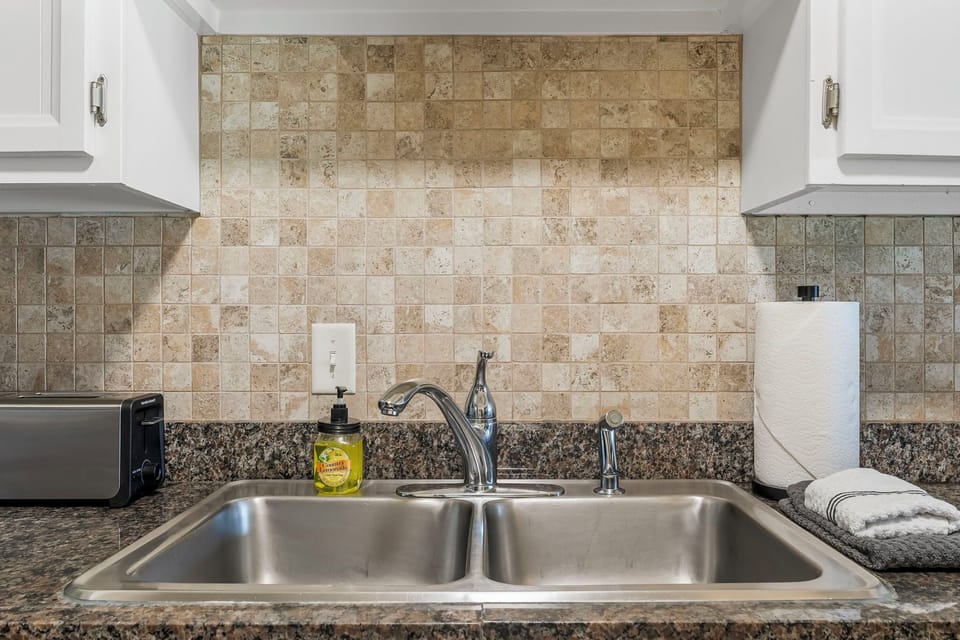 Fully stocked kitchen