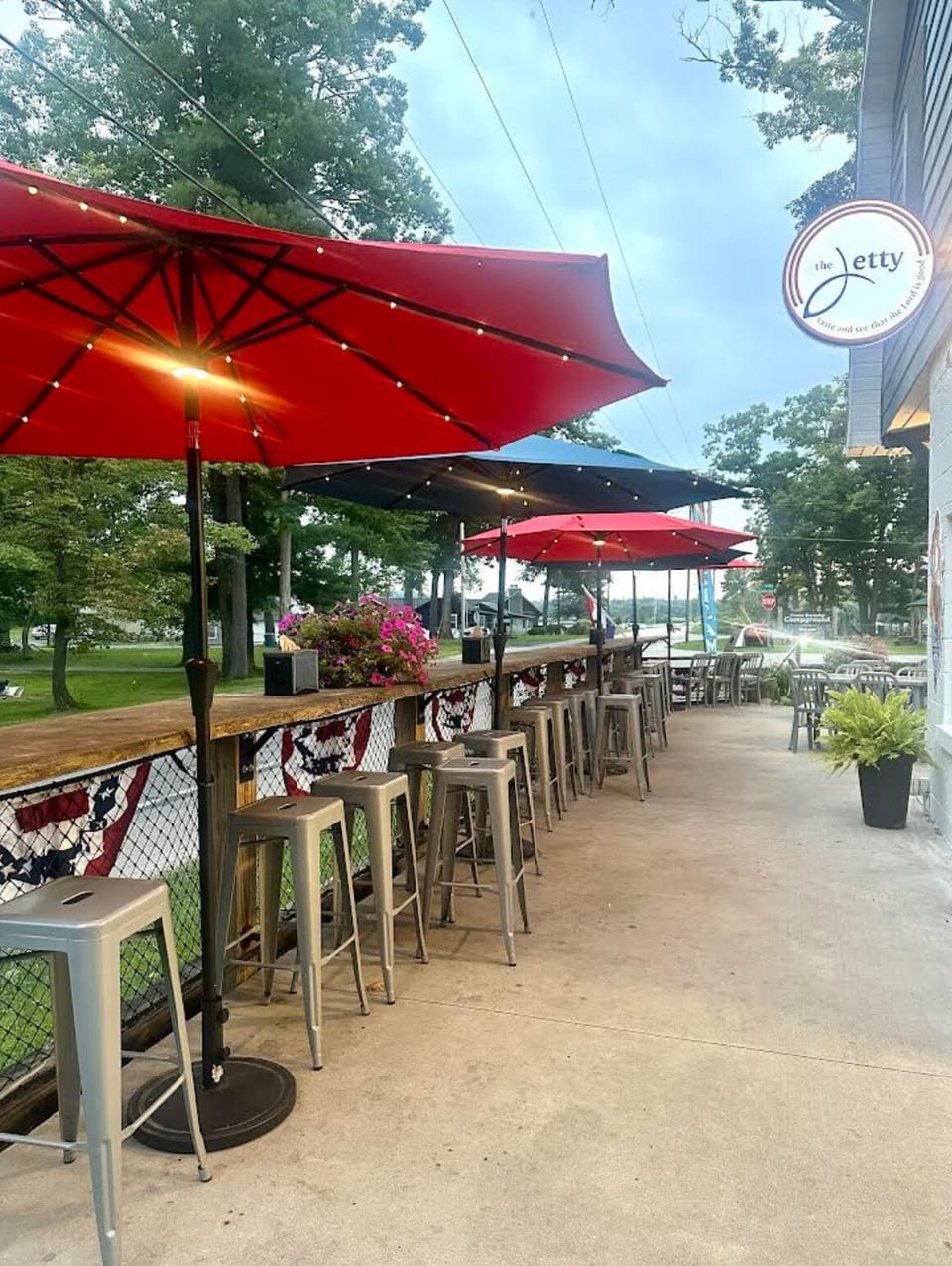 Ice cream patio - available to our guests
