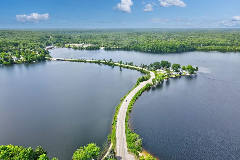 The most beautiful causeway in Michigan! :)