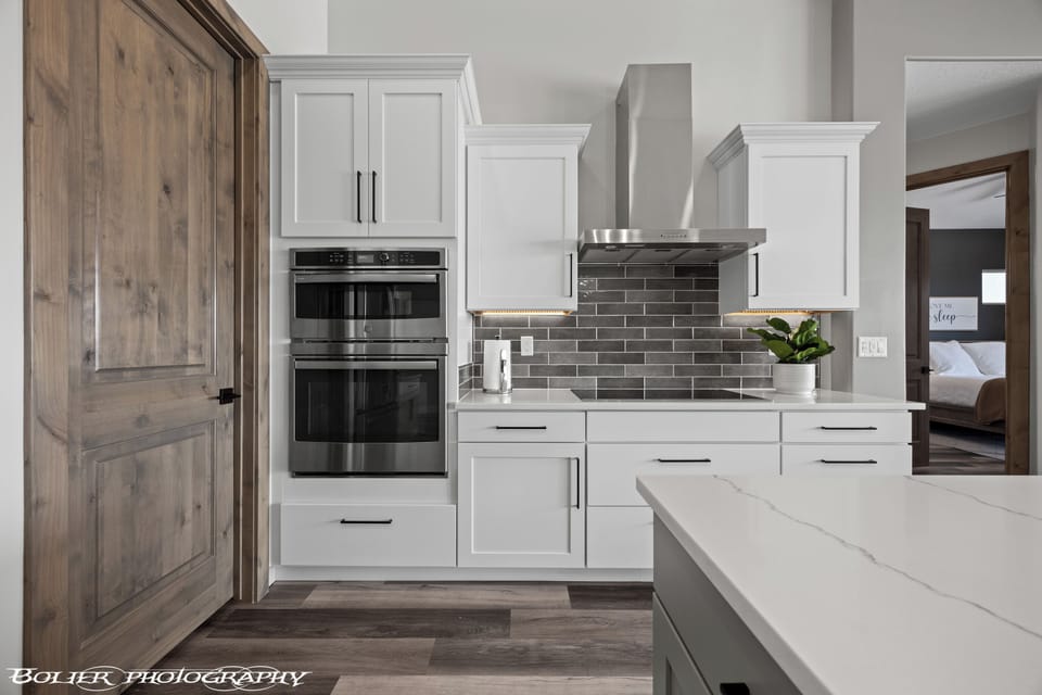 Flattop cooking surface, oven, and speed oven/microwave combo