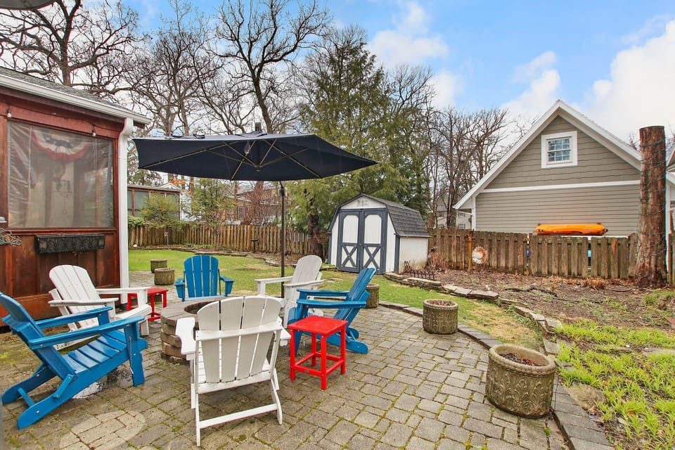 Outside patio area